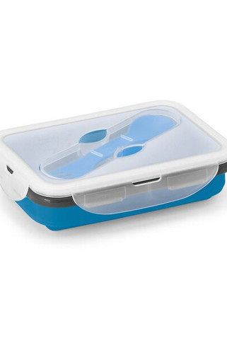 Lunch Box. Retractable hermetic box in silicone and PP 640 mL - Egotier 93847