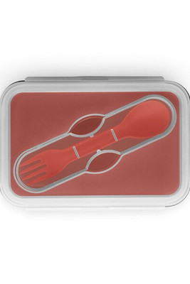 Lunch Box. Optrækkelige hermetisk kasse i silikone og PP 640 mL - Egotier 93847