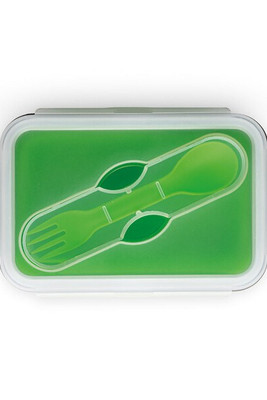 Lunch Box. Optrækkelige hermetisk kasse i silikone og PP 640 mL - Egotier 93847