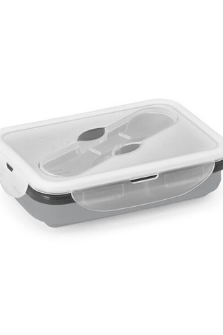 Lunch Box. Retractable hermetic box in silicone and PP 640 mL - Egotier 93847