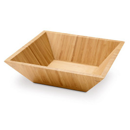 hi!dea 93968 - Square bamboo salad bowl