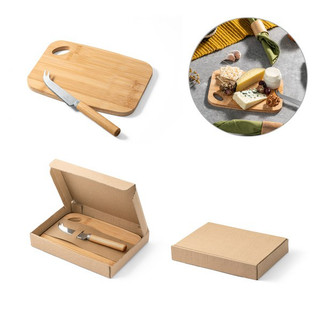 Set with board and cheese knife - Egotier 94028
