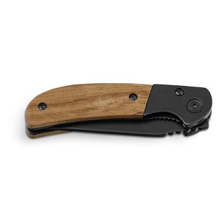 Pocket knife in stainless steel and wood - Egotier 94038