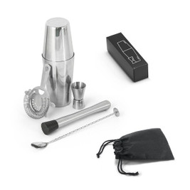hi!dea 94043 - Cocktail-Set aus Edelstahl bestehend aus 6 Teilen