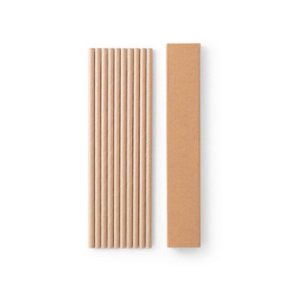 Lot de 10 pailles en papier kraft - Egotier 94098