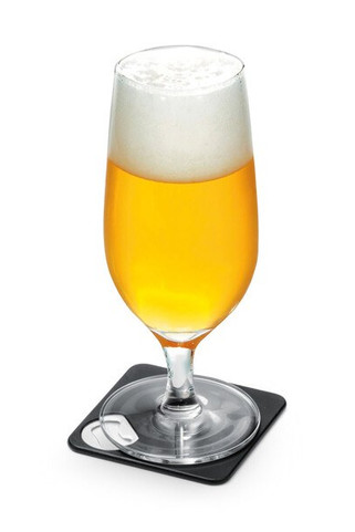 Coaster with bottle opener - Egotier 94116