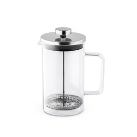 Cafetière 600mL en verre borosilicate et acier inox - Egotier 94237