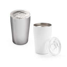 hi!dea 94242 - Reisebecher aus Edelstahl 380 ml