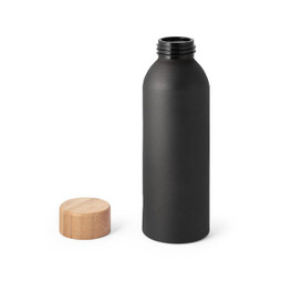 hi!dea 94250 - Aluminium bottle with bamboo lid 550 mL