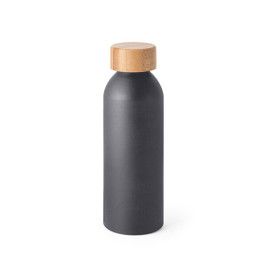 Egotier 94250 - Hliníková láhev s bambusovým víčkem 550 ml