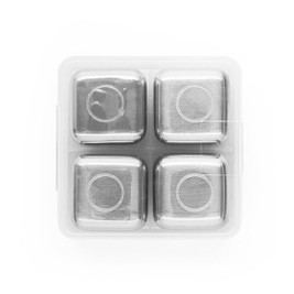 hi!dea 94252 - Conjunto de cubos reutilizáveis em aço inoxidável