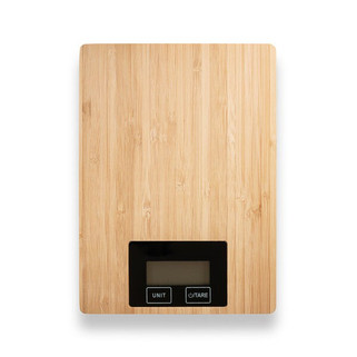 Bamboo digital kitchen scale - Egotier 94312