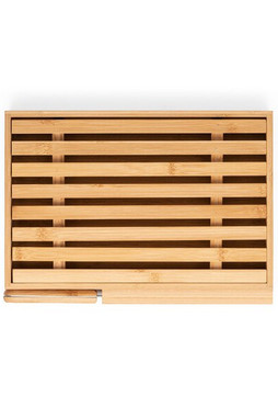 Bread board in bamboo with stainless steel knife - Egotier 94321