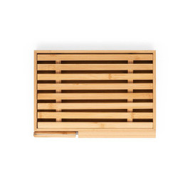 hi!dea 94321 - Bread board in bamboo with stainless steel knife