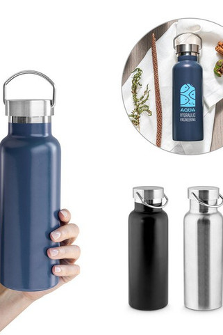 Flaske i rustfrit stål (36 % genvundet) med vakuumisolering 810 mL - Egotier 94345