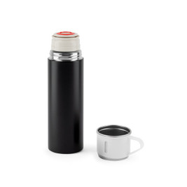 hi!dea 94348 - Double-walled stainless steel bottle (90% recycled) with matte finish 490 mL