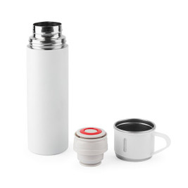 hi!dea 94348 - Double-walled stainless steel bottle (90% recycled) with matte finish 490 mL
