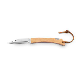 hi!dea 94367 - Pen Knife with stainless steel blade and bamboo handle