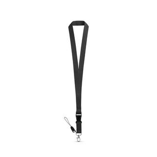Polyester lanyard with metal carabiner - Egotier 94401