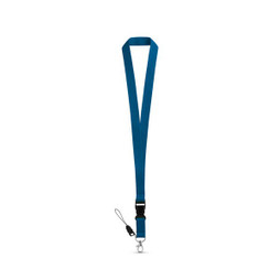 hi!dea 94401 - Polyester lanyard with metal carabiner