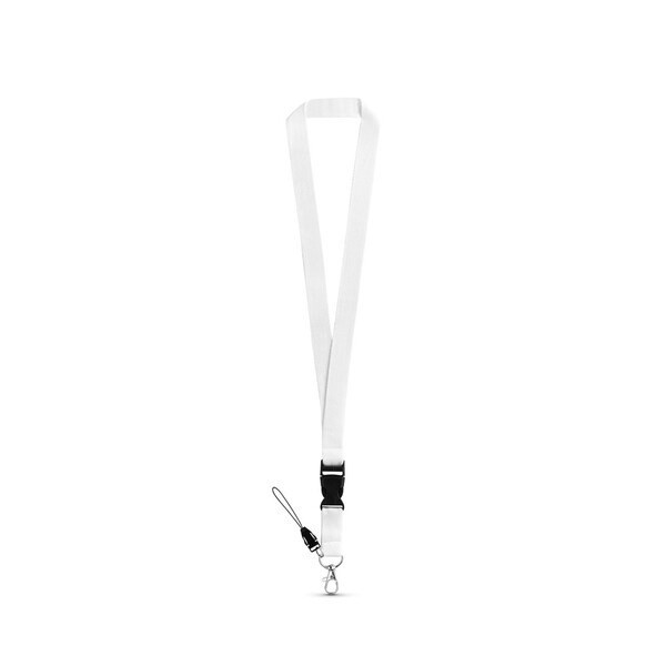 Polyester nøglesnor med metal karabinhage - Egotier 94401