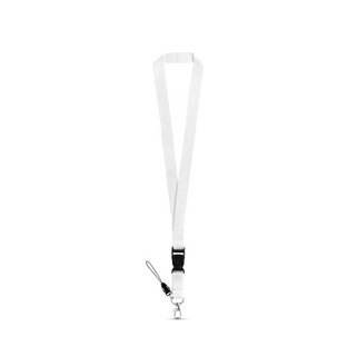 Polyester lanyard with metal carabiner - Egotier 94401