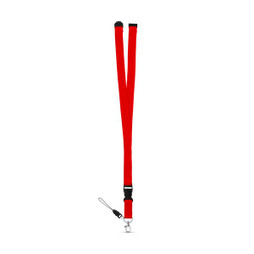 hi!dea 94402 - Polyester lanyard met metalen karabijnhaak
