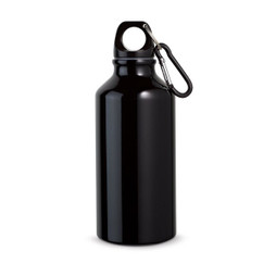 hi!dea 94601 - Aluminium sports bottle with carabiner 400 mL