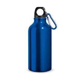 hi!dea 94601 - Aluminium sports bottle with carabiner 400 mL