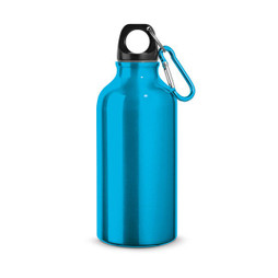 hi!dea 94601 - Garrafa de desporto em alumínio com mosquetão 400 mL