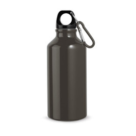 hi!dea 94601 - Alumiininen urheilupullo, jossa karabiini 400 ml