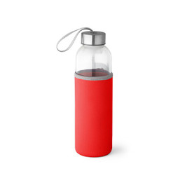 hi!dea 94646 - Garrafa de desporto em vidro e aço inoxidável 520 mL