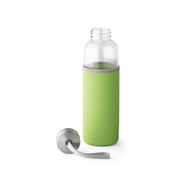 hi!dea 94646 - Glas und Edelstahl Sportflasche 520 mL