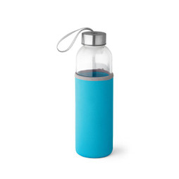 hi!dea 94646 - Garrafa de desporto em vidro e aço inoxidável 520 mL