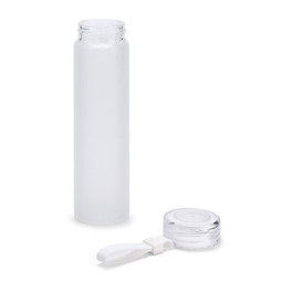 hi!dea 94669 - Borraccia in vetro borosilicato con tappo in AS 470 mL