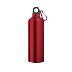 hi!dea 94688 - Garrafa de desporto em alumínio com mosquetão 800 mL