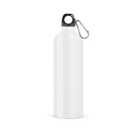 hi!dea 94688 - Aluminium-Sportflasche mit Karabiner 800 ml