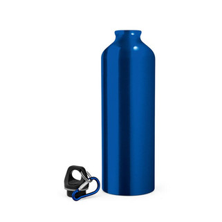 Aluminium-Sportflasche mit Karabiner 800 ml - Egotier 94688