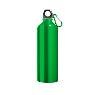 Bouteille de sport 800mL en aluminium avec mousqueton - Egotier 94688