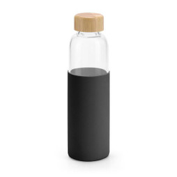 hi!dea 94699 - Bamboo and borosilicate glass bottle 600 mL