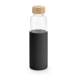 hi!dea 94699 - Bamboo and borosilicate glass bottle 600 mL