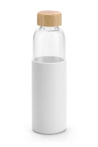 Bamboo and borosilicate glass bottle 600 mL - Egotier 94699