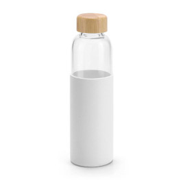 hi!dea 94699 - Bamboo and borosilicate glass bottle 600 mL