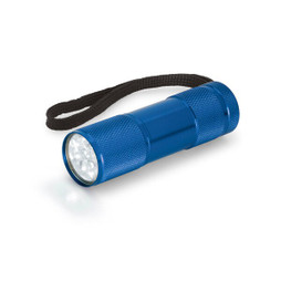 hi!dea 94736 - Taschenlampe aus Aluminium mit 9-LEDs