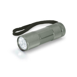 hi!dea 94736 - Aluminum flashlight with 9 LEDs