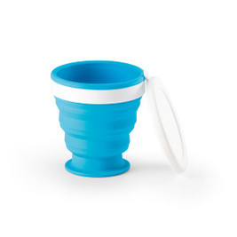 hi!dea 94762 - Silicone and PP folding travel cup 250 mL