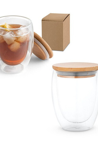 Borosilicate glass travel cup 350 mL - Egotier 94767