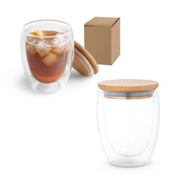 hi!dea 94767 - Borosilicate glass travel cup 350 mL