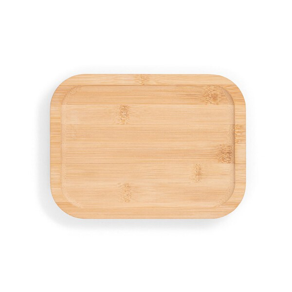 Lunch Box. Hermetic box in borosilicate glass and bamboo lid 1000 mL - Egotier 94781