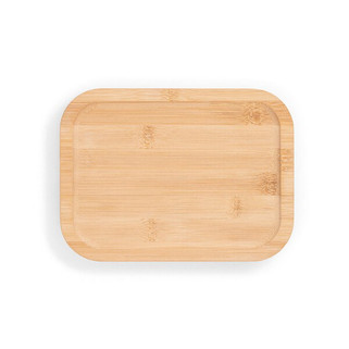 Lunch Box. Hermetic box in borosilicate glass and bamboo lid 1000 mL - Egotier 94781